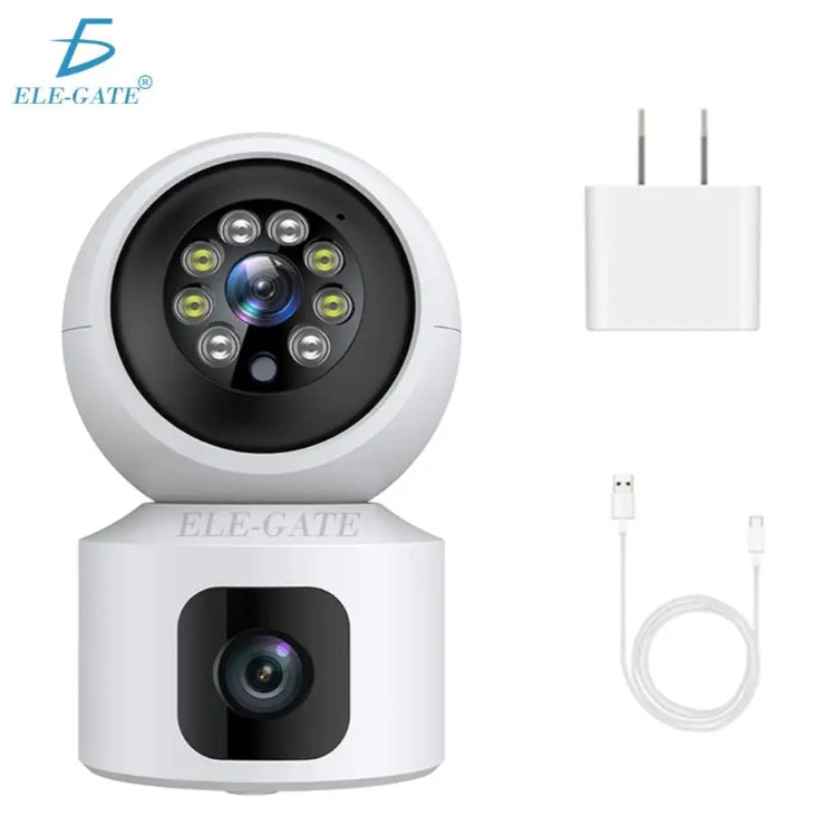 Mini Security Camera With WiFi 4MP Dual Lens